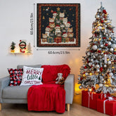 Katzen Weihnachtsbaum -Puzzle 1000 Stücke